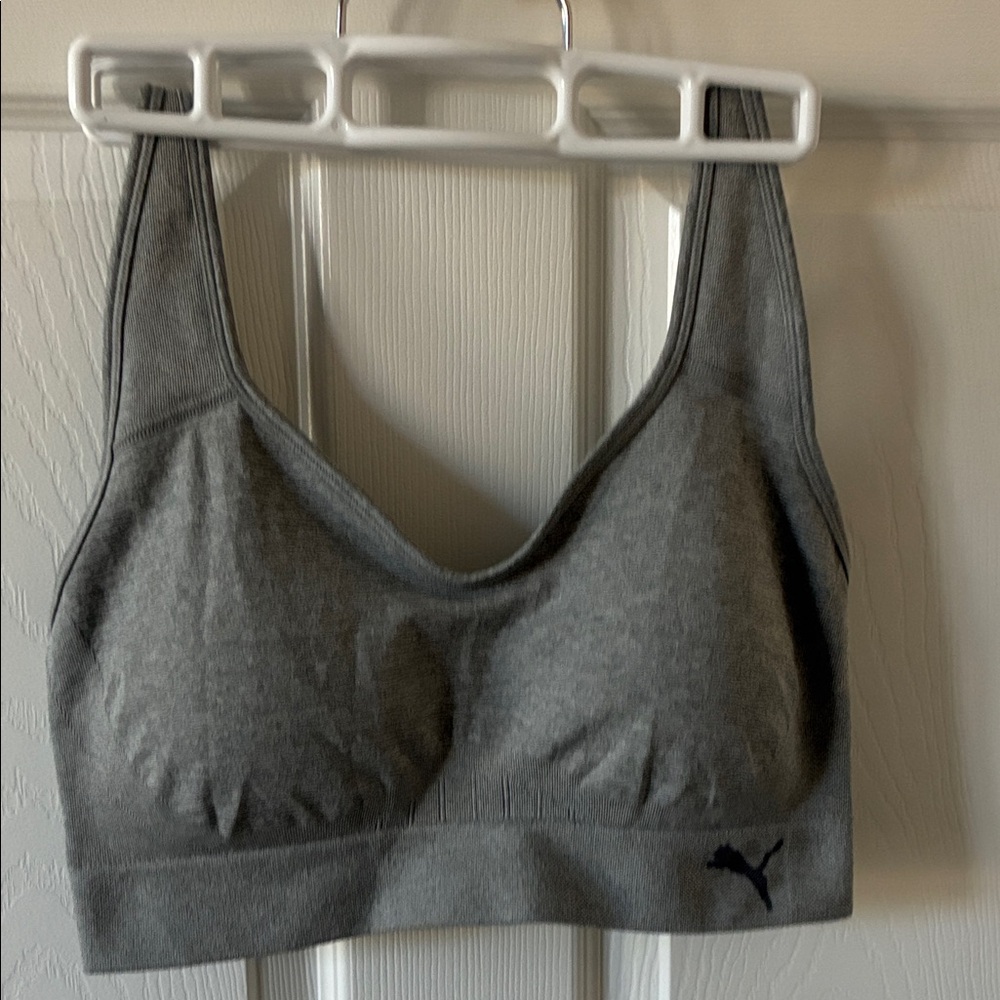 PUMA Gray Sports Bra